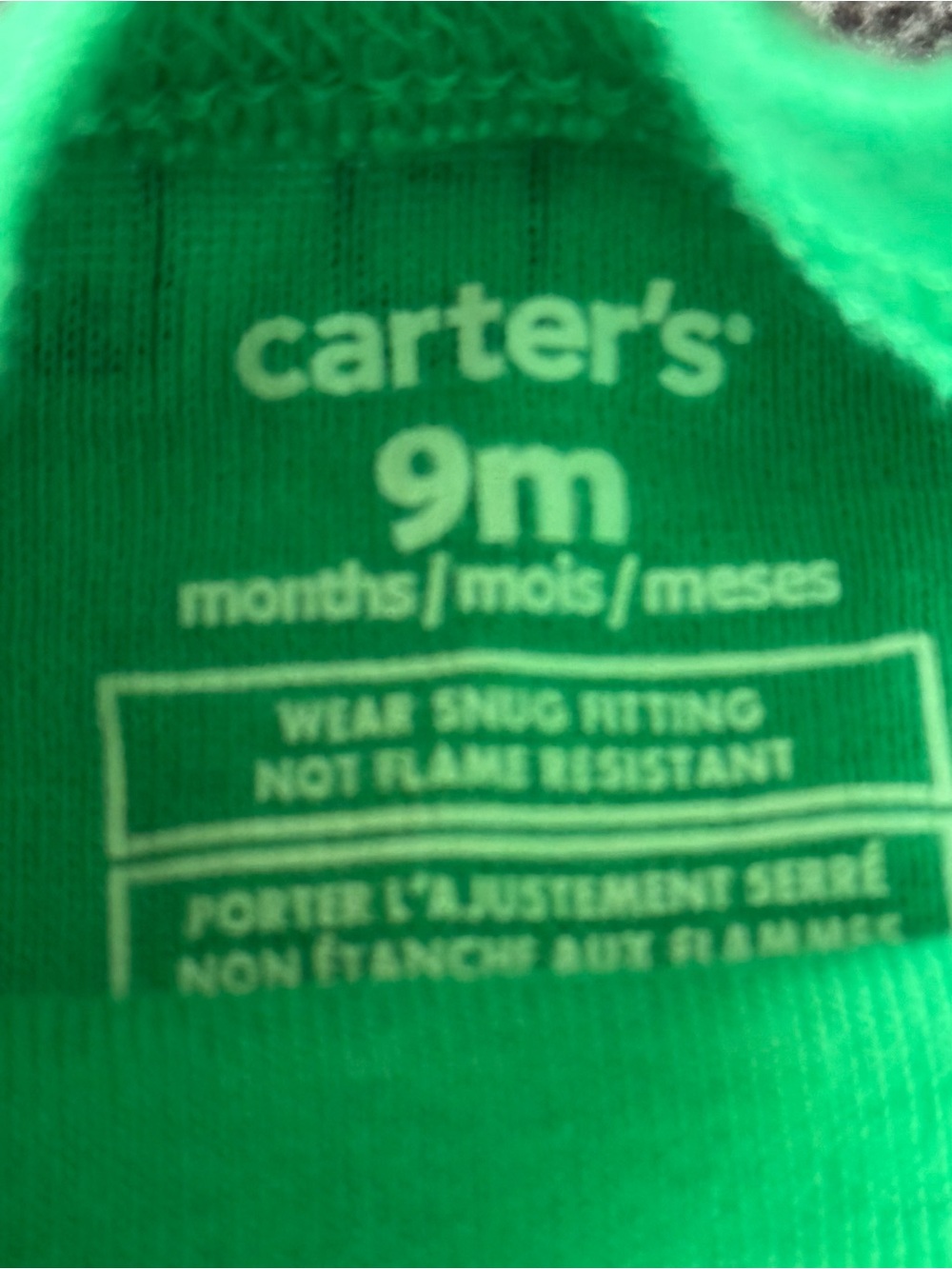 NWOT Carter’s Infant Green Dinosaur Print Shorts & Tee Set, Super Soft, 9M - Picture 2 of 2